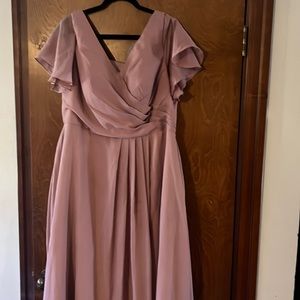 Dusty Rose bridesmaid dress